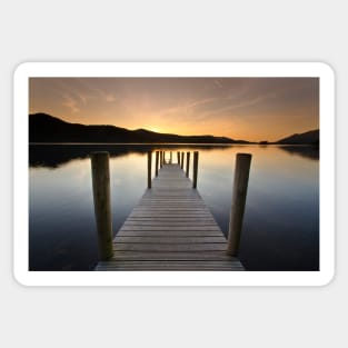 The Ashness Ferry Landing at Derwent Water Lake District Sticker